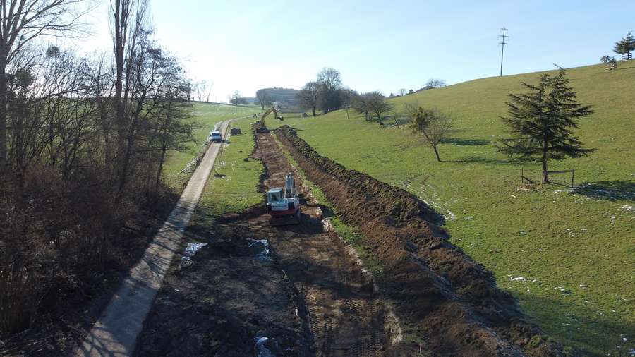 Travaux de revitalisation de rivière