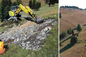 travaux d’assainissement du site pollués