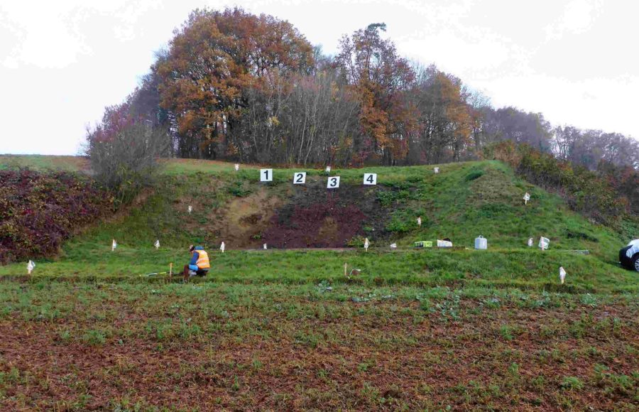 Investigations et assainissement de buttes de tir et Investigations préalables pollution des buttes de tir