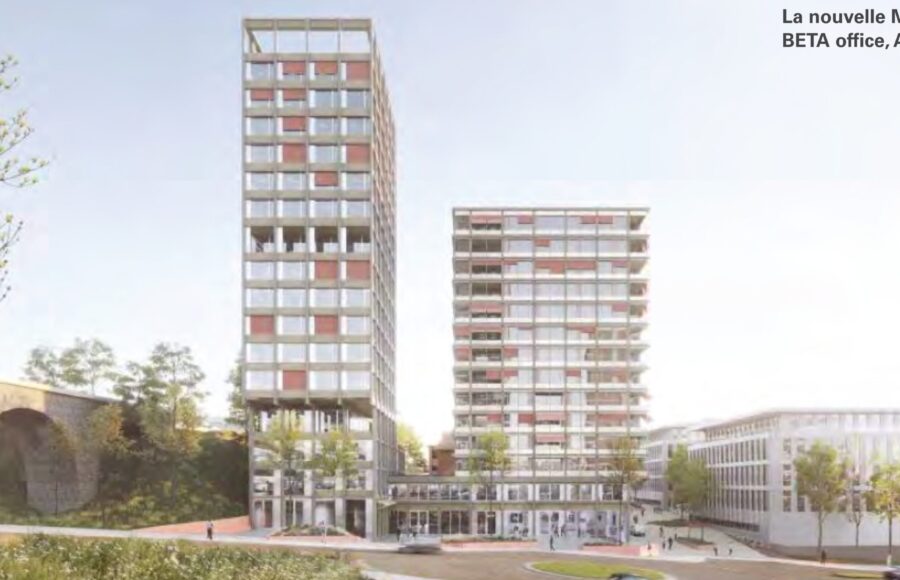 Plan d'affectation Malley-Manufacture - Périmètre du projet et zones constructibles à Lausanne