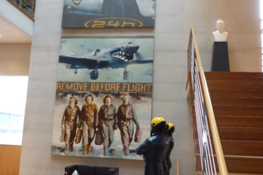 Cage d'escalier existante, voie d'évacuation verticale, manufacture horlogère La Chaux-de-Fonds